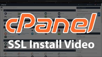 Comodo UCC/SAN Exchange SSL cPanel install video screenshot